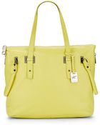 Kenneth Cole Handle Me Leather Tote - Lyst