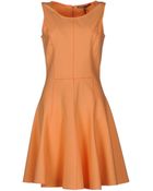 Halston Heritage Knee-Length Dress - Lyst