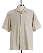 Tommy Bahama Catalina Twill Silk Shirt - Lyst