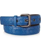 Bottega Veneta Intrecciato Leather Belt - Lyst