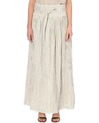 Loewe Floor-length Pleated Skirt - Lyst
