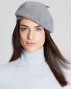 C By Bloomingdale's Angelina Cashmere Beret - Lyst