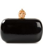 Alexander McQueen 'Skull' Box Clutch - Lyst
