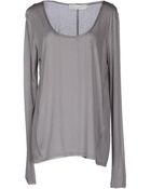Donna Karan New York Long Sleeve Tshirt - Lyst