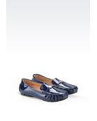 Armani Jeans Patent Driving Shoe - Lyst
