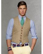 Polo Ralph Lauren Herringbone Langley Vest - Lyst