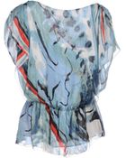 Diane von Furstenberg Blouse - Lyst