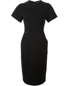 Proenza Schouler Fitted Midi Dress - Lyst