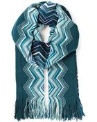 Missoni Zig Zag Crochet Knit Scarf - Lyst