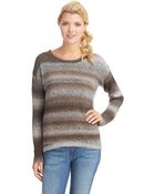 Kensie Striped Sweater - Lyst