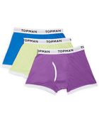 Topman Bright Plain 3 Pack Underwear - Lyst
