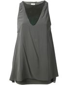 Brunello Cucinelli Panel Vest - Lyst