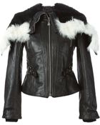 McQ by Alexander McQueen Hooded Fitted Jacket - Lyst