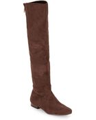 Ivanka Trump Faux Suede Over-The-Knee Boots - Lyst