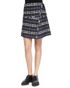 Proenza Schouler Tweed Skirt with Fringe - Lyst