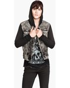 H&M Denim Jacket With A Hood - Lyst