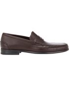 Salvatore Ferragamo Print" Penny Loafers - Lyst