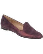 Franco Sarto Garnet Suede Metallic Flats - Lyst
