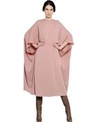 Valentino Light Silk Cady Caftan Dress - Lyst