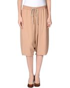Rick Owens Knee Length Skirt - Lyst