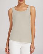 Lafayette 148 New York Silk Tank - Lyst