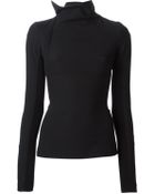 Rick Owens Funnel Neck Jacket - Lyst