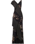 Jason Wu Comboprint Biascut Gown - Lyst