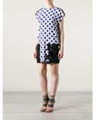 Emanuel Ungaro Polka Dot Pocket Dress - Lyst
