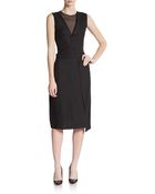 Reed Krakoff Tech-crepe Asymmetrical Dress - Lyst