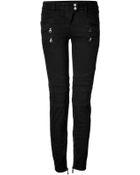 Balmain Skinny Biker Jeans - Lyst