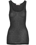 Stefanel Jersey Rib Knit Tank Top - Lyst