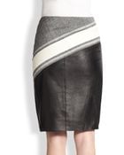 Sachin & Babi Liza Mixedmedia Skirt - Lyst