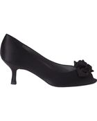 Stuart Weitzman Marimbow Evening Pump Black Satin - Lyst