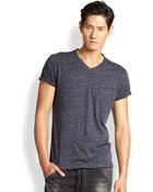 Diesel Spotted V-Neck Tee - Lyst