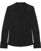 Donna Karan New York Stretch-Silk Chiffon Blouse - Lyst