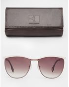 BOSS Orange Aviator Sunglasses - Lyst