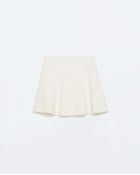 Zara Fancy Seamed Miniskirt - Lyst
