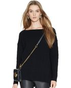 Polo Ralph Lauren Cabled Cashmere Bateau Sweater - Lyst