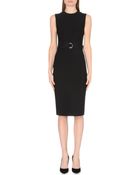Thierry Mugler Stretch-Crepe Dress - Lyst