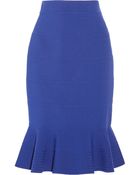 Oscar de la Renta Wool-Blend Skirt - Lyst