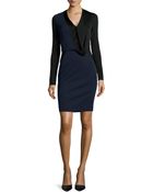 Stella McCartney Long-Sleeve Sheath Dress - Lyst