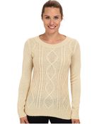 Woolrich Cable Mohair Sweater - Lyst