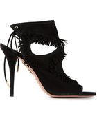 Aquazzura Sexy Fringe Sandals - Lyst