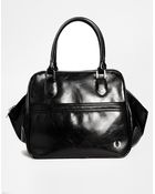 Fred Perry Trapeze Shoulder Bag in Black - Lyst