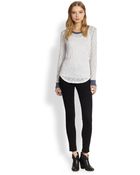 Splendid Mineral Slub Knit Sweater - Lyst