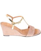 Chie Mihara Respiro Suede Wedge Sandals - Lyst