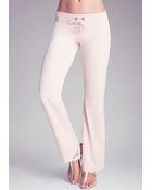 Bebe Velour Pants - Lyst