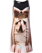 Moschino Cheap & Chic Printed Bodycon Dress - Lyst