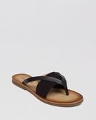 Lucky Brand Flat Thong Sandals Baxx - Lyst