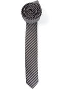 Saint Laurent Diagonal Stripe Tie - Lyst